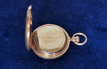 Карманные золотые антикварные часы Patek Philippe et Cie Патек Филип четвертной репетир